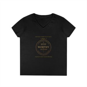 Worthy in Christ V-Neck Tee